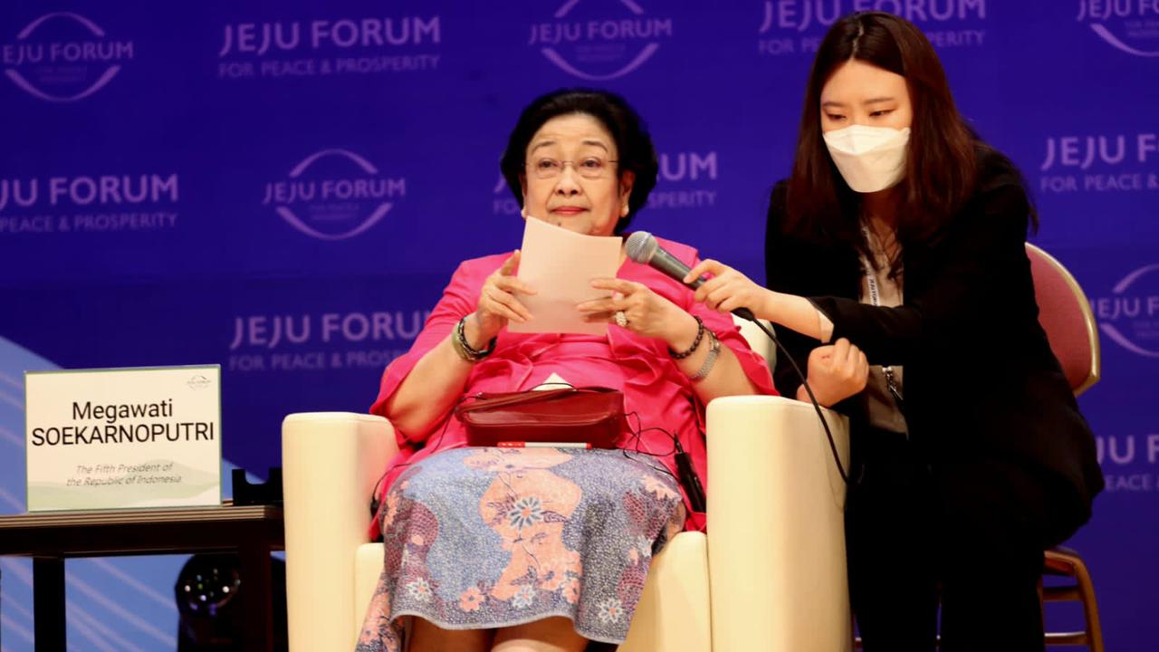 Pidato di Jeju Forum for Peace and Prosperity, Megawati Serukan Setop Perang