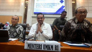 Raker Menteri UMKM dengan Komisi VII DPR Bahas Kredit Usaha Rakyat (KUR) Tahun 2025
