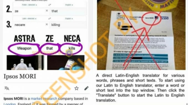 [HOAKS atau FAKTA]: AstraZeneca Berarti Senjata Mematikan