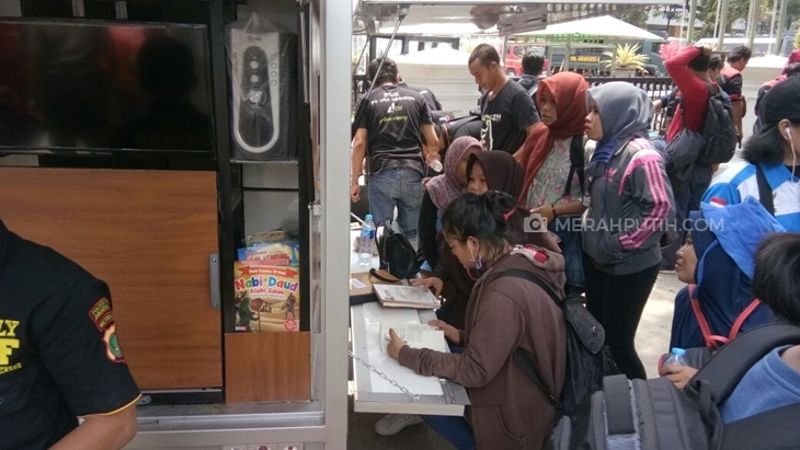 Perpus Keliling Polres Jakpus, Cara Jitu Tangkal Tawuran Kampung