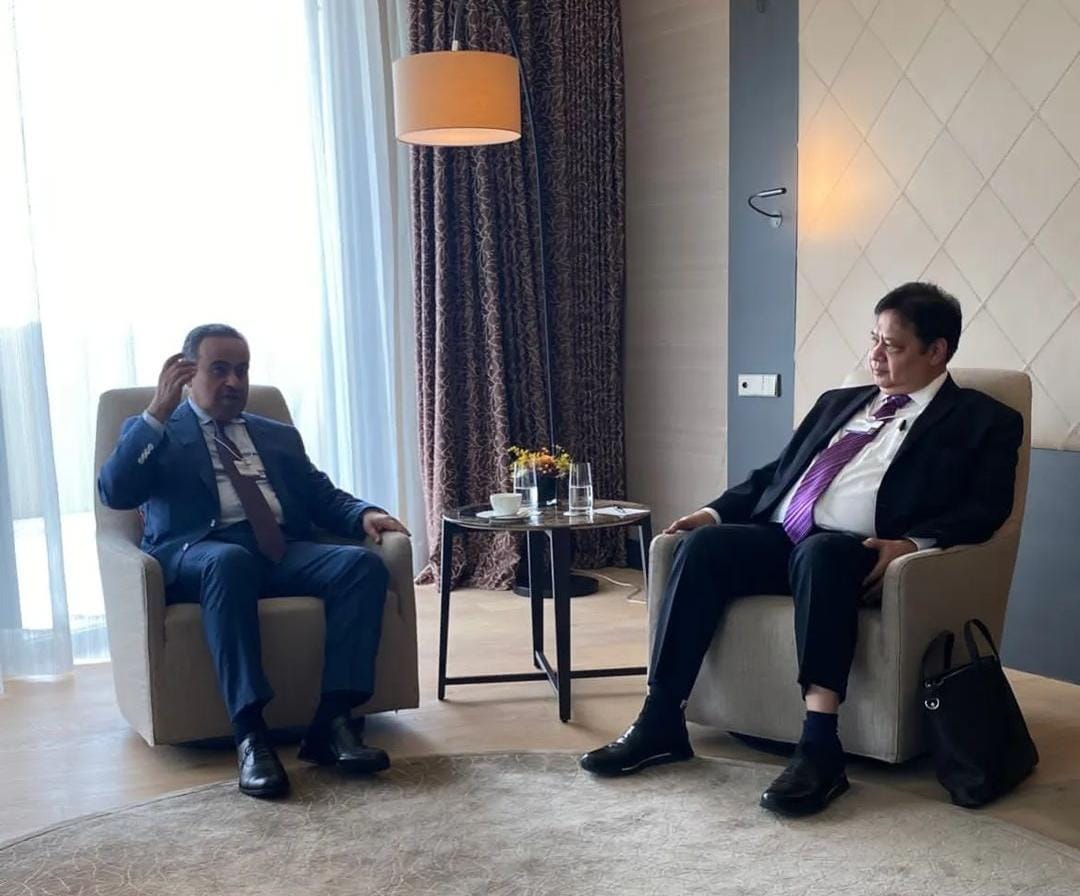 Airlangga Promosikan UU Cipta Kerja Gaet Investor Qatar