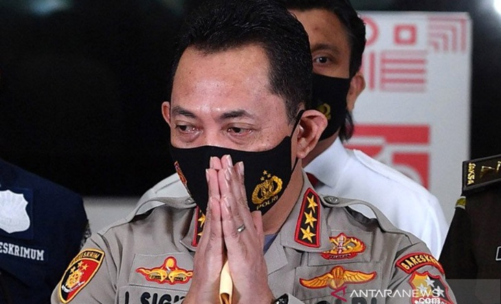 Kabareskrim Polri Komjen Pol Listyo Sigit Prabowo, calon tunggal Kapolri yang telah diajukan Presiden Jokowi ke DPR RI. (ANTARA /Sigid Kurniawan/Nz/aa)