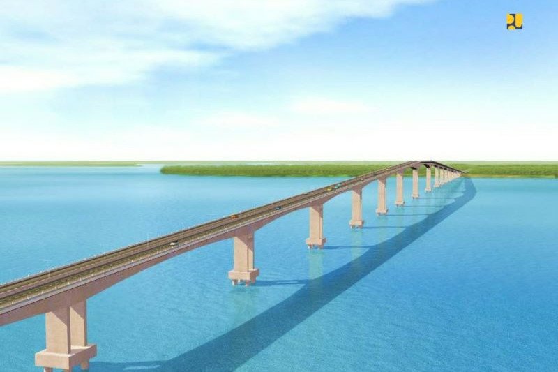 Ilustrasi Jembatan Batam-Bintan. (Foto: Kementerian PUPR)