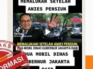 [HOAKS atau FAKTA]: Pasca Pensiun Mobil Dinas Anies Raib