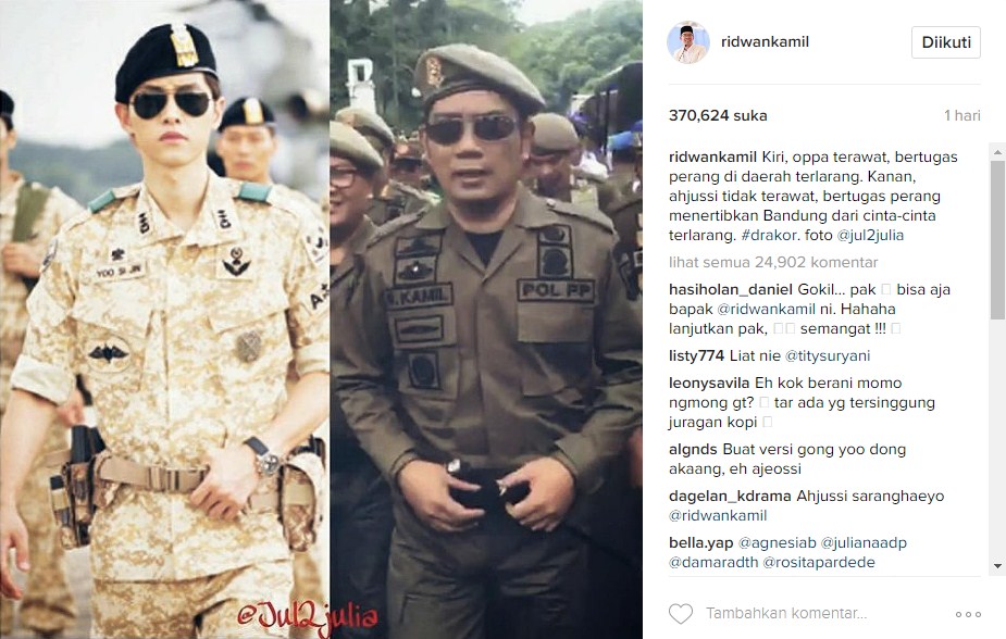 (Instagram/ridwankamil)