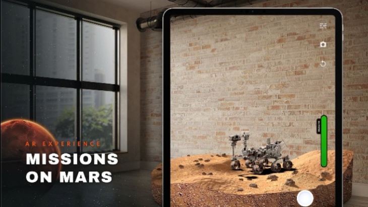 'Mission To Mars', Menjelajah Planet Merah dengan Teknologi AR