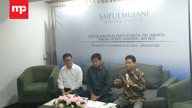 Survei SMRC: 34,1 Persen Pilih Jokowi Sebagai Presiden, 17,2 Persen Pilih Prabowo 