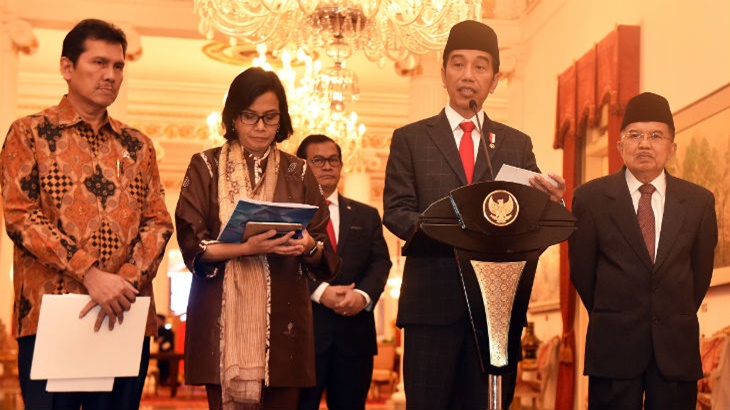 Presiden Jokowi dan Wapres Jusuf Kalla