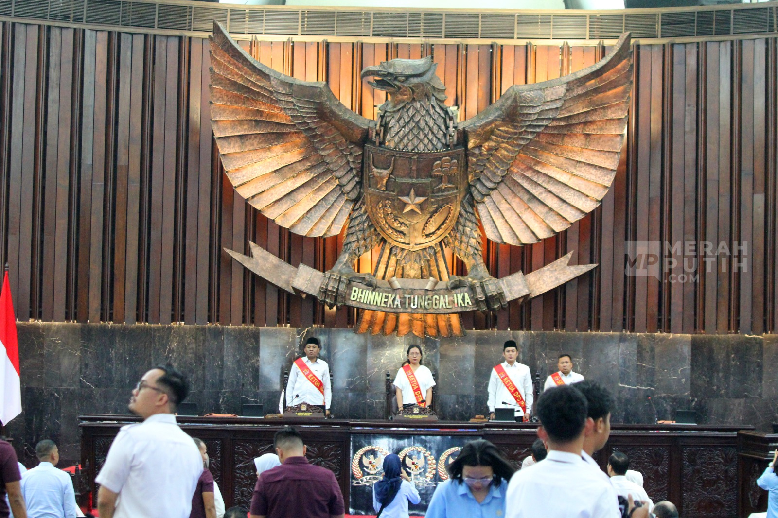 Pegawai DPR Gelar Gladi Kotor Sidang Tahunan dan Pidato Kenegaraan 