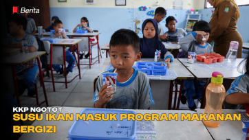 KKP Ngotot Susu Ikan Masuk Program Makanan Bergizi