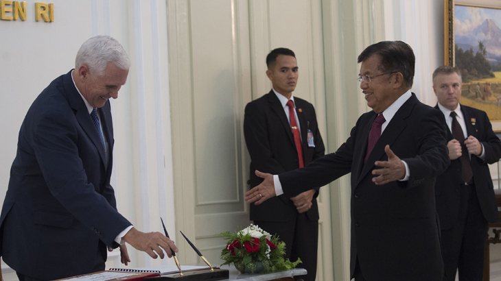 Di Depan Mike Pence, Wapres JK Protes Media Luar Negeri