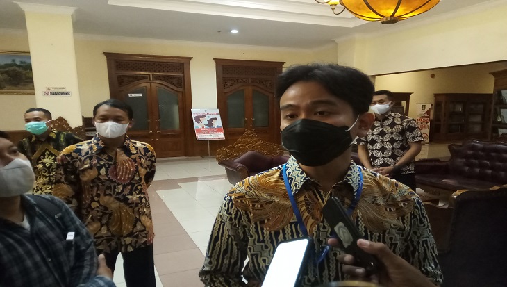 Wali Kota Solo, Gibran Rakabiming Raka, Rabu (3/3). (MP/Ismail)