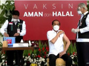 1 Tahun Lalu, Jokowi Resmi Divaksin COVID-19