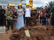 Hadirkan Krisdayanti, Ground Breaking JHL Gallery Hotel Meriah