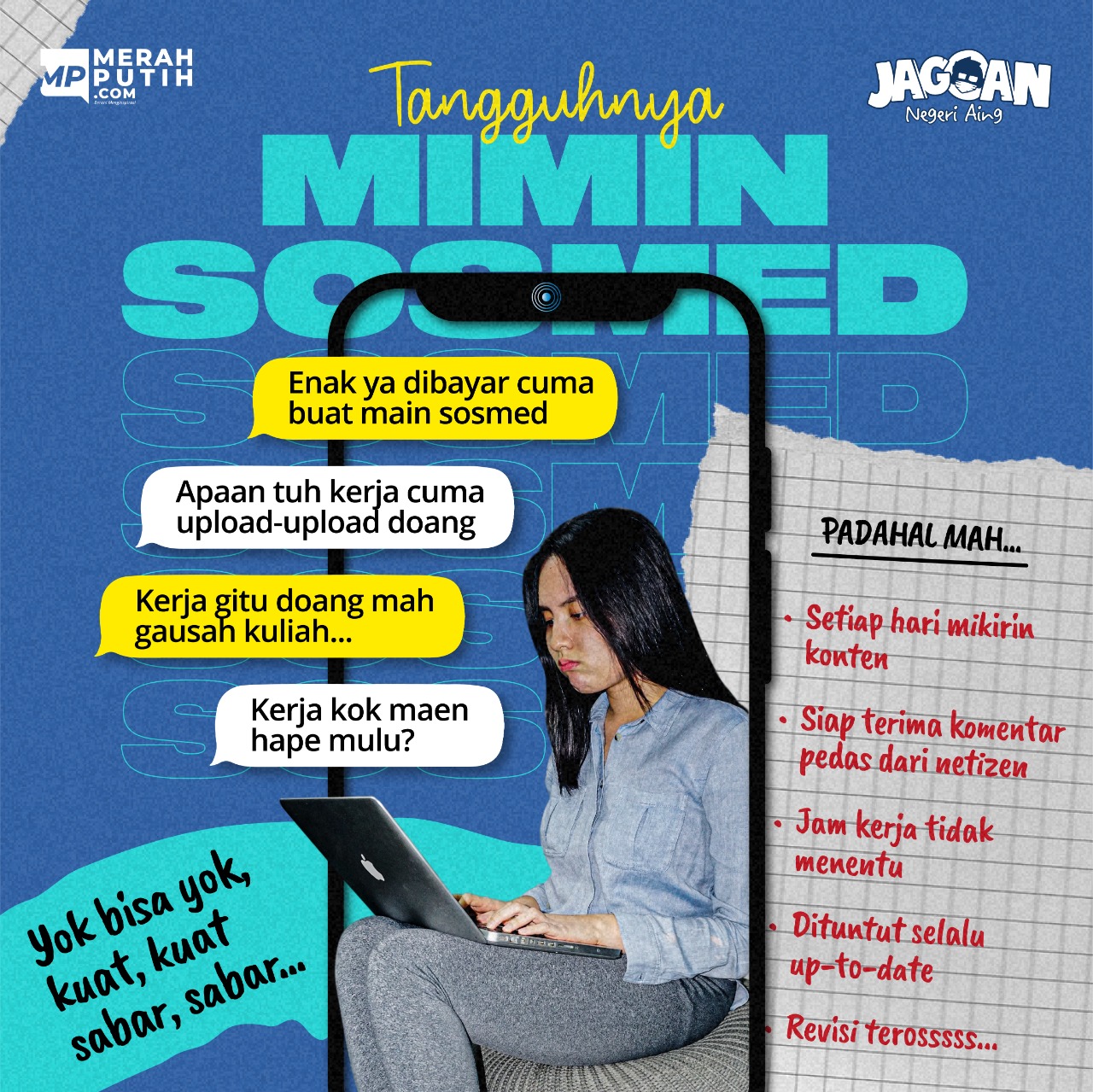 Tangguhnya Mimin Sosmed