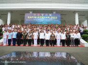 Jokowi dan Prabowo Buka Rapim Kemhan 2023