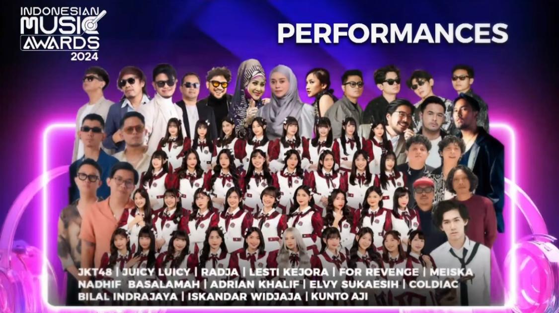 Indonesia Music Awards 2024 akan dimeriahkan oleh musisi ternama