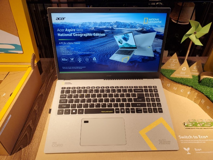 Aspire Vero National Geographic Edition, Laptop Ramah Lingkungan dari Acer