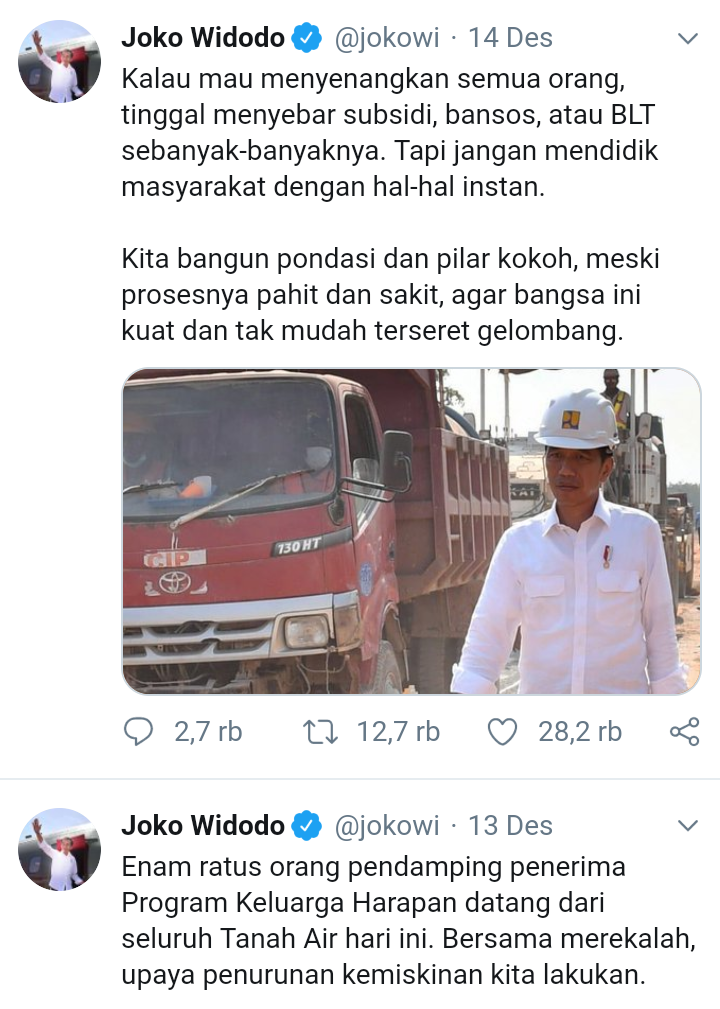 Cuitan Jokowi