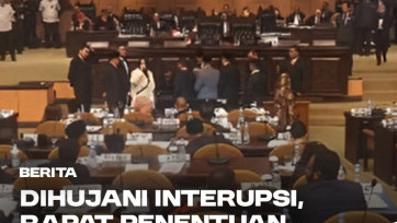 Hujan Interupsi, Penentuan Ketua DPD Ricuh