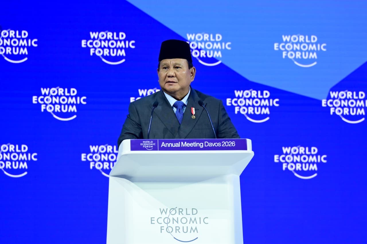 Pidato Presiden Prabowo di WEF 2026: Indonesia Tegas Pilih Perdamaian daripada Kekacauan