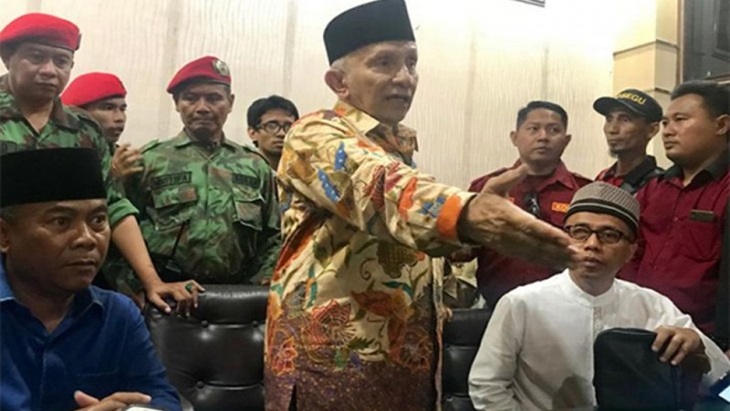 Anggota dewan pengarah BPN Prabowo-Sandi Amien Rais (Foto: antaranews)
