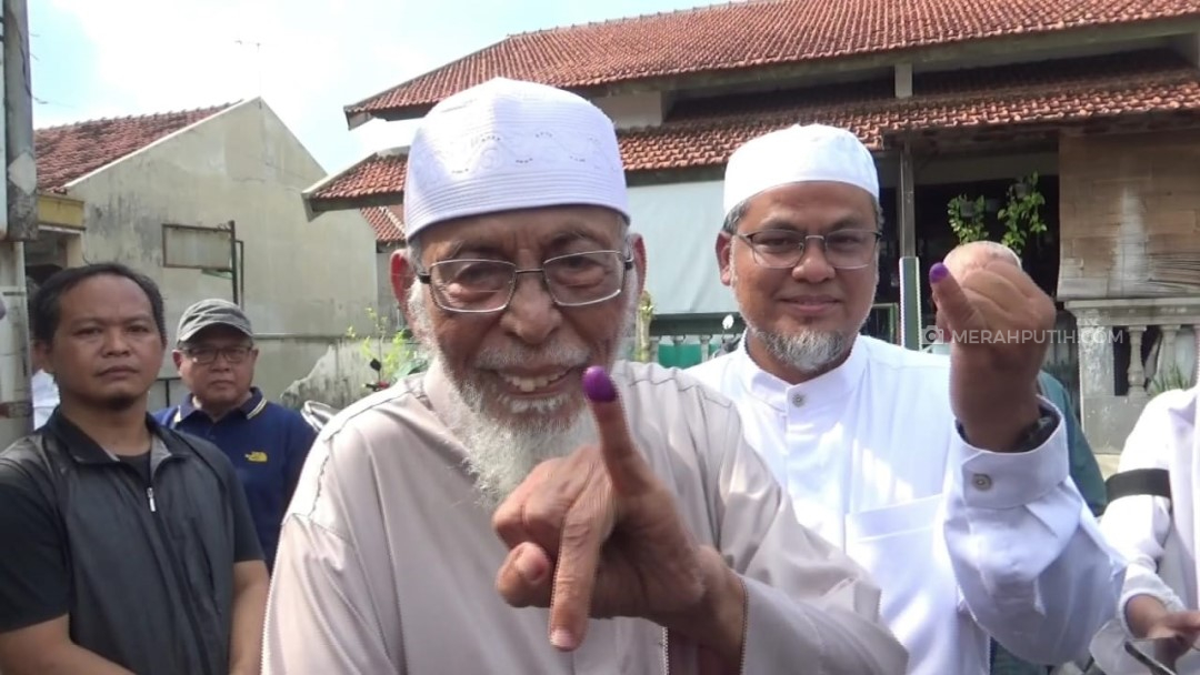 Abu Bakar Ba'asyir Gunakan Hak Pilihnya untuk Kali Pertama di Pemilu