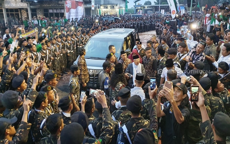 Safari Politik di Jawa Timur, Kiai Ma'ruf Targetkan Raih 75 Persen Suara