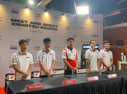 Jelang GP Indonesia, Pembalap Idemitsu Sapa Penggemar di Jakarta