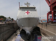KRI dr Radjiman Dicek Kesiapan dan Dicat Ulang Sebelum Berlayar ke Palestina
