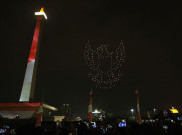 Mengenal Drone Canggih yang Beraksi Bak Kembang Api Berbagai Bentuk di Countdown Asian Games