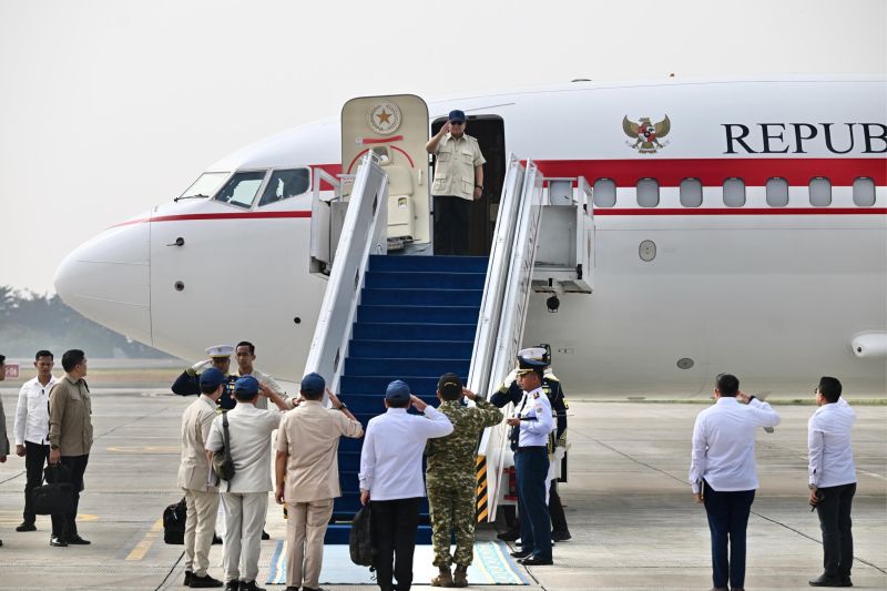Setelah Tinjau Kalimantan, Prabowo Tinjau Penanganan Karhutla Sumatera