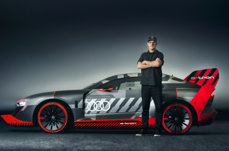 Audi dan Ken Block Pamerkan Kolaborasi EV Spesial ‘Hoonitron’