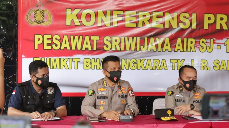 Terima Ante Mortem dari Keluarga, RS Polri Siap Identifikasi Jenazah Kecelakaan Sriwijaya Air