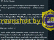 [HOAKS atau FAKTA]: Tahan Napas 10 Detik Deteksi COVID-19