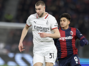 Hasil Liga Italia: AC Milan Kalah 1-2 di Kandang Bologna