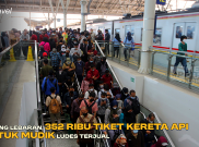 Jelang Lebaran, 352 Ribu Tiket Kereta Api untuk Mudik Ludes Terjual