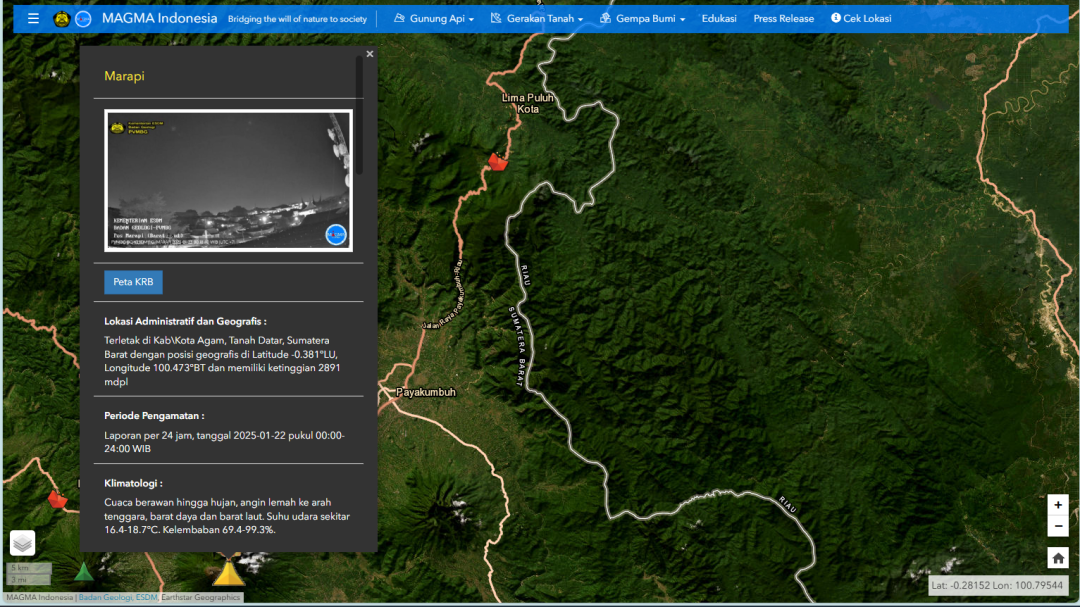 Aktivitas Gunung Marapi di Sumatera Barat Meningkat, Masyarakat Diminta Tak Masuk ke Area Radius 3 KM