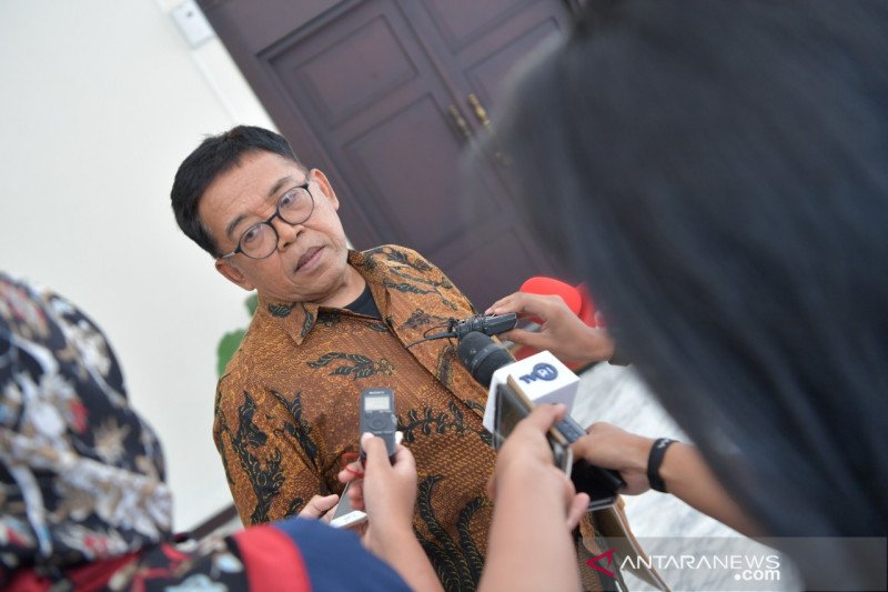Juru Bicara Wakil Presiden Ma&rsquo;ruf Amin, Masduki Baidlowi, di Kantor Wapres Jakarta. (Asdep KIP Setwapres)