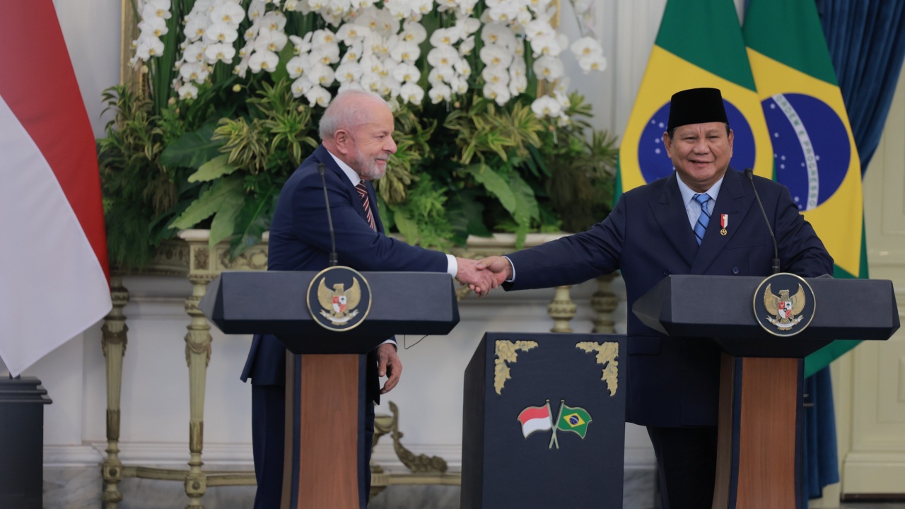 Presiden Lula Sebut Indonesia - Brasil Wakili 500 Juta Jiwa, Dorong Kerja Sama Ekonomi dan Sosial