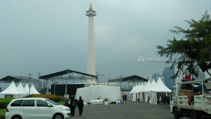 Jelang Reuni 212, Kawasan Monas Dibuka 24 Jam