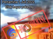[HOAKS atau FAKTA]: SPBU Pertamina Kebakaran karena Pembayaran Pakai Handphone
