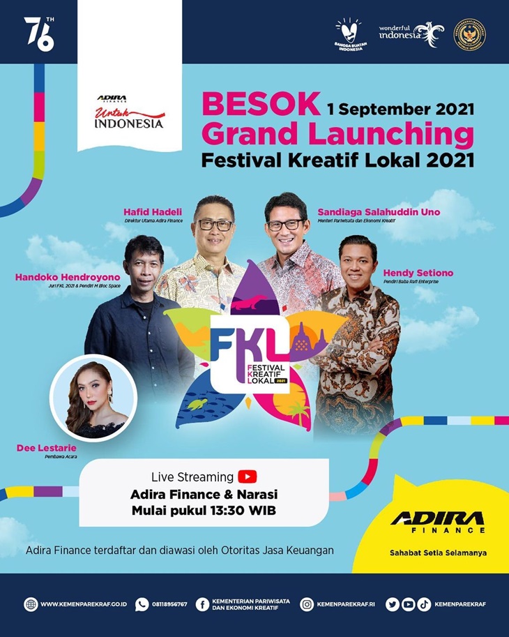 Festival Kreatif Lokal 2021 Jadi Peluang UKM Memajukan Bisnis