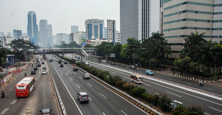 Suassana Kota Jakarta