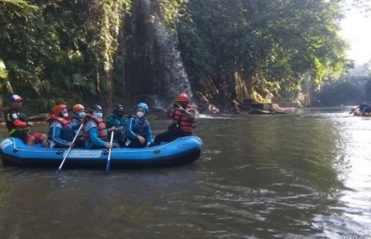 Kali Ciliwung Kini Bisa Dimanfaatkan untuk Arung Jeram