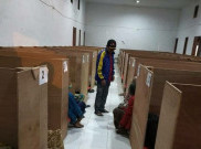 Barak Pengungsian Merapi Dilengkapi Posko Swab dan Wifi