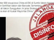 [HOAKS atau FAKTA]: Ratusan Pelajar China Disuntik Vaksin Kosong di Jakarta