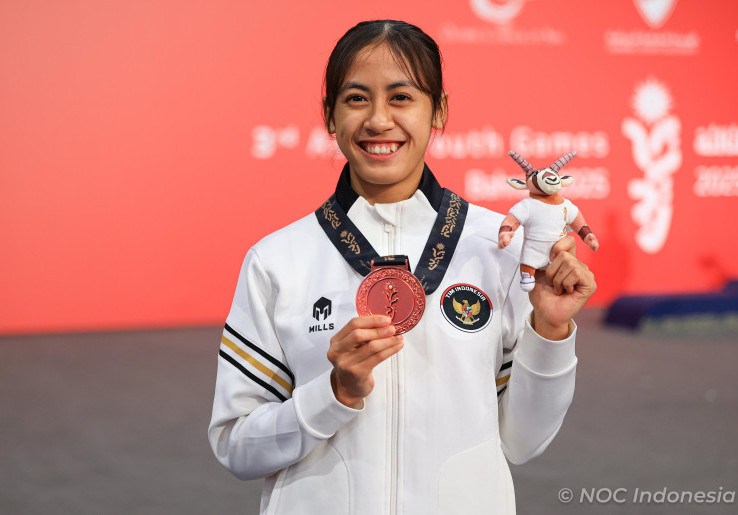 Bintang Muda Taekwondo Indonesia Queenit Kisha Raih Perunggu di Asian Youth Games 2025, Fokus Capai Target Tampil di Youth Olympic Games