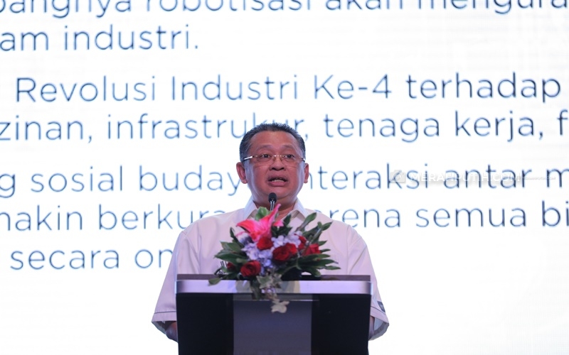 Ketua DPR yang juga politisi Golkar Bamsoet