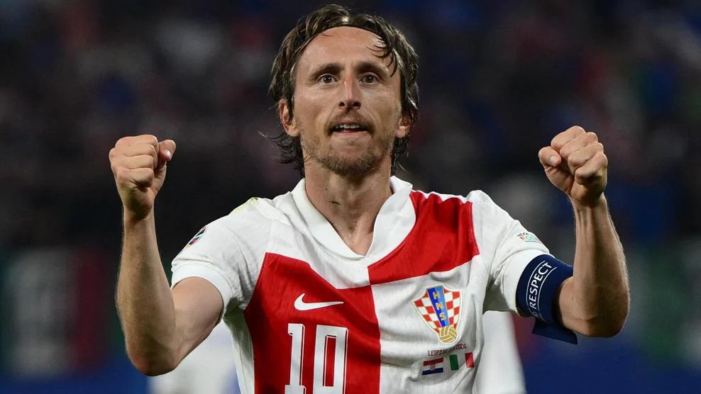 Luka Modric Jadi Pencetak Gol Tertua Sementara di Ajang Euro